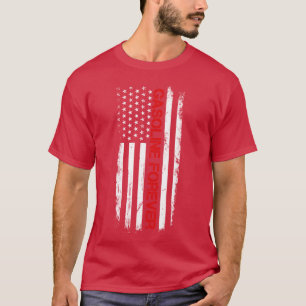 Camiseta Gasolina Por Siempre Bandera De EE. UU. Divertido