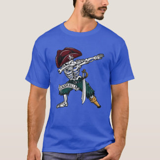 Camiseta Gasparilla 2020 Dabbing Skeleton Pirate Jolly Roge