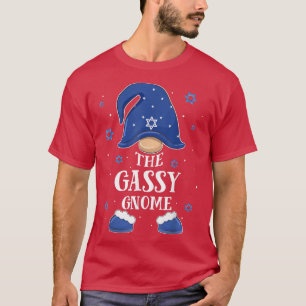 Camiseta Gassy Gnome Hanukkah Familia judía coincidente nav