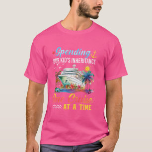 Camiseta Gastando la herencia de nuestros hijos en un cruce