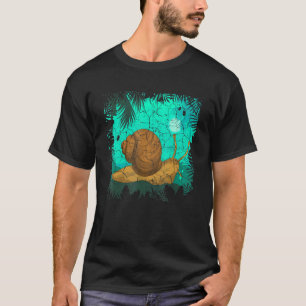 Camiseta Gasterópodo Naturaleza Jardín Animal Babosa Caraco
