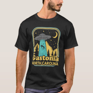 Camiseta Gastonia Carolina del Norte Ufo Alien 80 Estado re