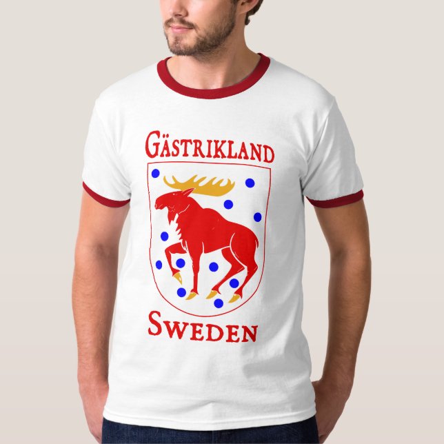 Camiseta Gästrikland, Suecia (Sverige) (Anverso)