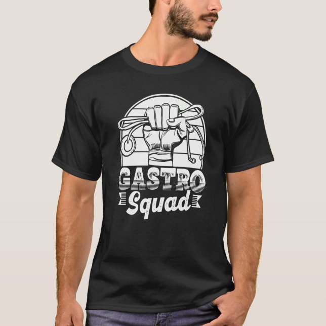 Camiseta Gastroentero, Médica del Asistente Médico Gastro S (Anverso)