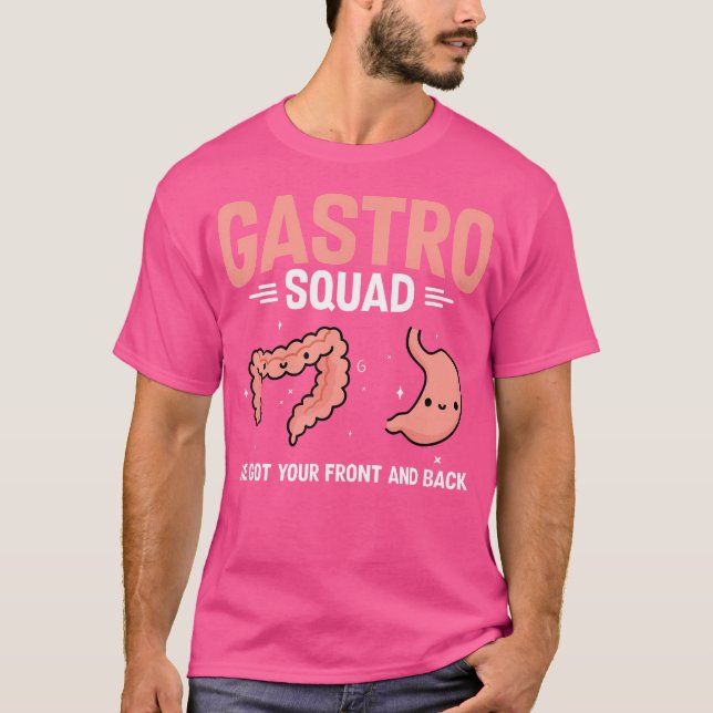 Camiseta Gastroenterología Endos Colonos de Enfermeras Gast (Anverso)