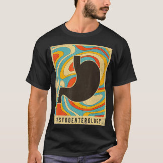 Camiseta Gastroenterología vintage Poster retro
