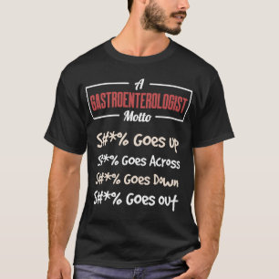 Camiseta Gastroenterólogo GI sube Deg Gastroenterología