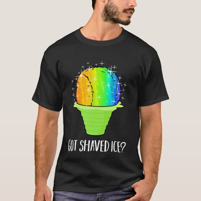 Camiseta Gastronomía de postre Hawaii con hielo sórdido en  (Anverso)