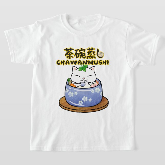 Camiseta Gastronomía japonesa Chawanmushi Cat (Distribución)