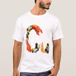 Camiseta Gastronomic Alphabet: C is for Crustacean