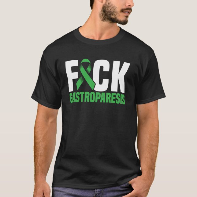 Camiseta Gastroparesia Guerrero Gastroparesis Conciencia 1 (Anverso)