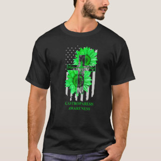 Camiseta Gastroparesis Awareness Green Ribbon Faith Hope Lo