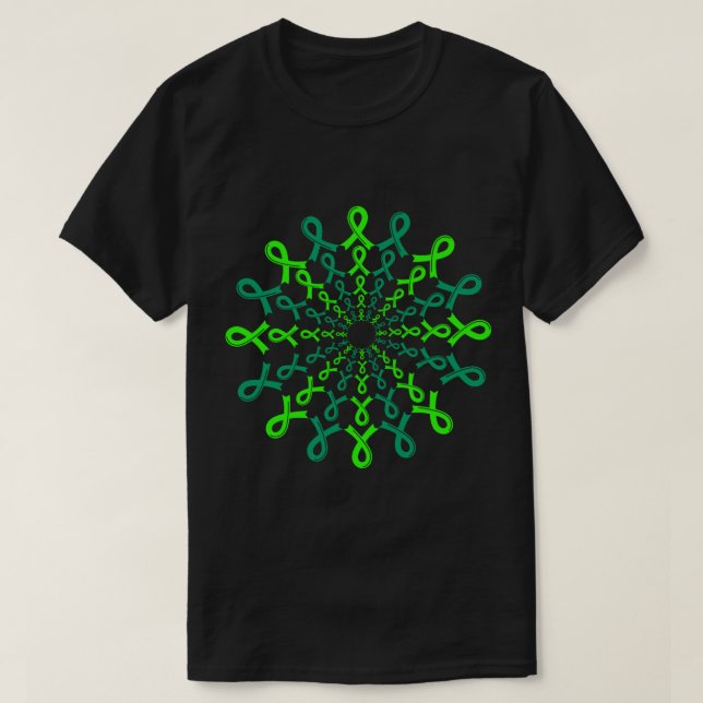 Camiseta Gastroparesis Ayuda a la toma de conciencia Cinta  (Diseño del anverso)
