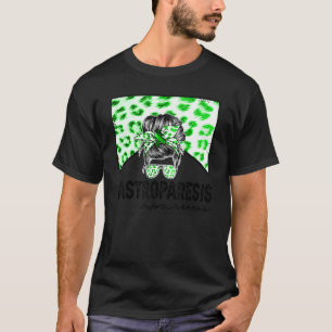 Camiseta Gastroparesis Cuero Occidental Moño Desordenado Ci