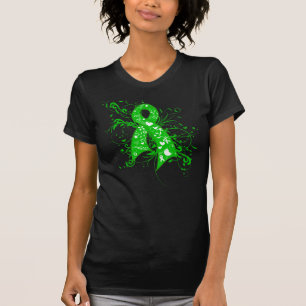Camiseta Gastroparesis Floral Swirls Ribbon