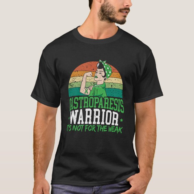 Camiseta Gastroparesis Guerrero no es para débiles (Anverso)