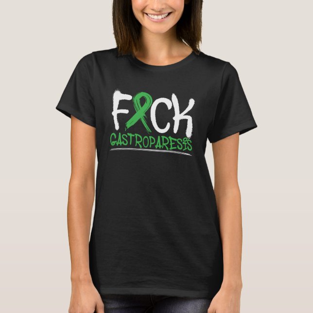 Camiseta Gastroparesis Warrior Gastroparesis Conciencia (Anverso)