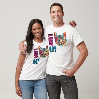 Camiseta "Gat LGBT" Cute Tee