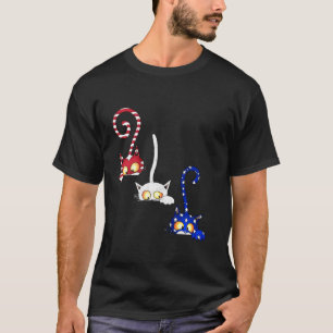 Camiseta Gata 4 de julio bandera americana roja blanca azul