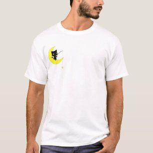 Camiseta Gata a la luz de la luna