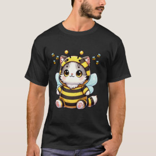 Camiseta Gata Abeja BeeCat Linda Divertida Gatito Gato Disf