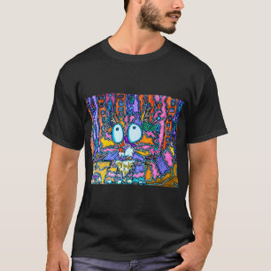 Camiseta Gata Arcoíris