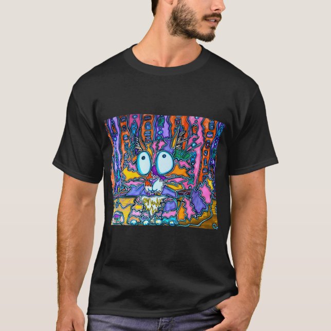 Camiseta Gata Arcoíris (Anverso)