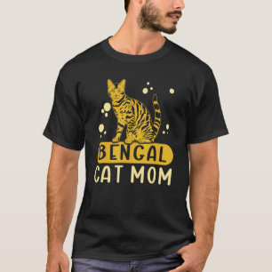 Camiseta Gata Bengal Mamá Dueña de Gato Bengal_1