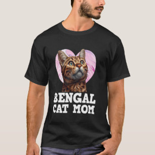 Camiseta GATA BENGALÍ MADRE Madre Gatita Madre de Gato Beng