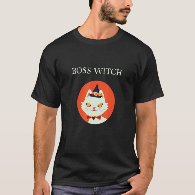 Camiseta Gata Bruja Jefa (Anverso)