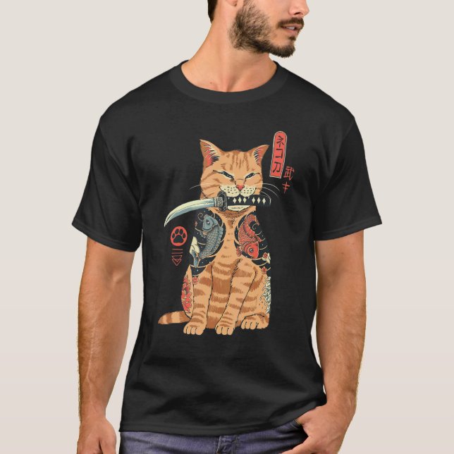 Camiseta Gata Catanaa Clásica (Anverso)