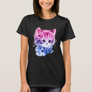 Camiseta Gata del Orgullo Bisexual