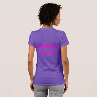 Camiseta Gata diva con brillo