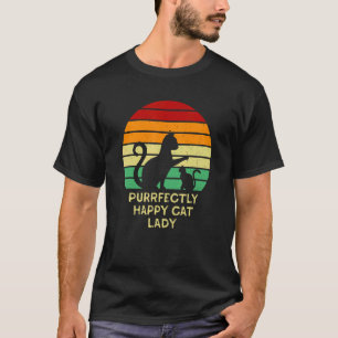 Camiseta Gata feliz perfectamente Señora Gata Mamá Gato Her