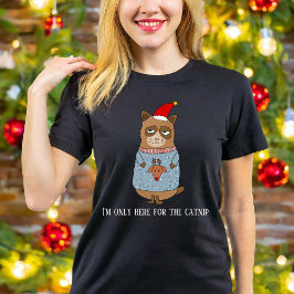 Camiseta Gata mamá divertida roja Amante de los gatos de Na