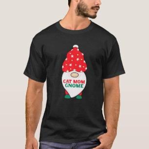 Camiseta Gata Mamá Gnomo Gnomos Divertidos Parejas Navidad