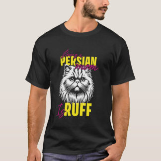 Camiseta Gata Mamá LA VIDA COMO MAMÁ DE UN PERSA ES DIFÍCIL