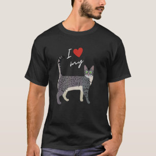 Camiseta Gata Mau Egipcia Mamá Para Gato