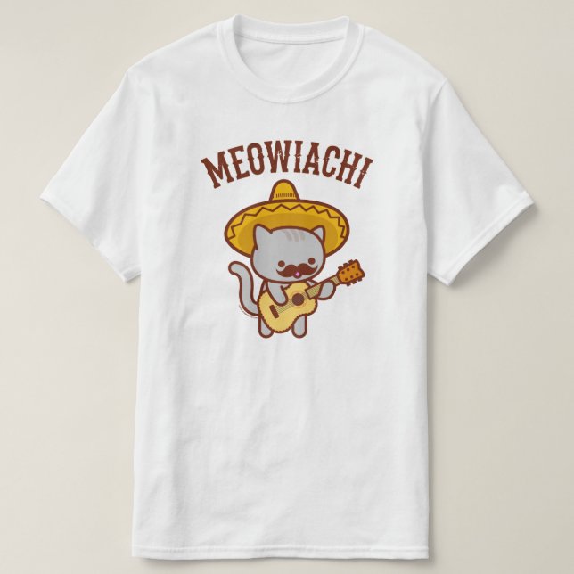 Camiseta Gata MEOWIACHI (Diseño del anverso)