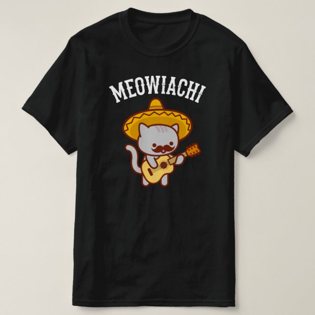 Camiseta Gata MEOWIACHI (Diseño del anverso)