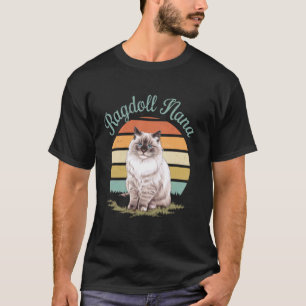 Camiseta Gata Nana Ragdoll Gata Día de la Madre Amante de R