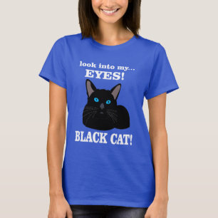 Camiseta Gata Negra Mamá Gatito Amante de los Animales Gata
