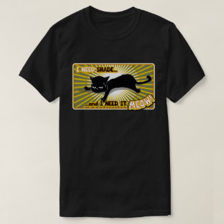 Camiseta Gata que necesita sombra