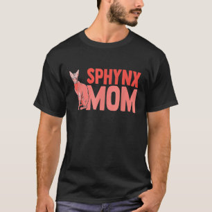 Camiseta Gata Sphynx Madre Gatito Sin Pelo Mascota