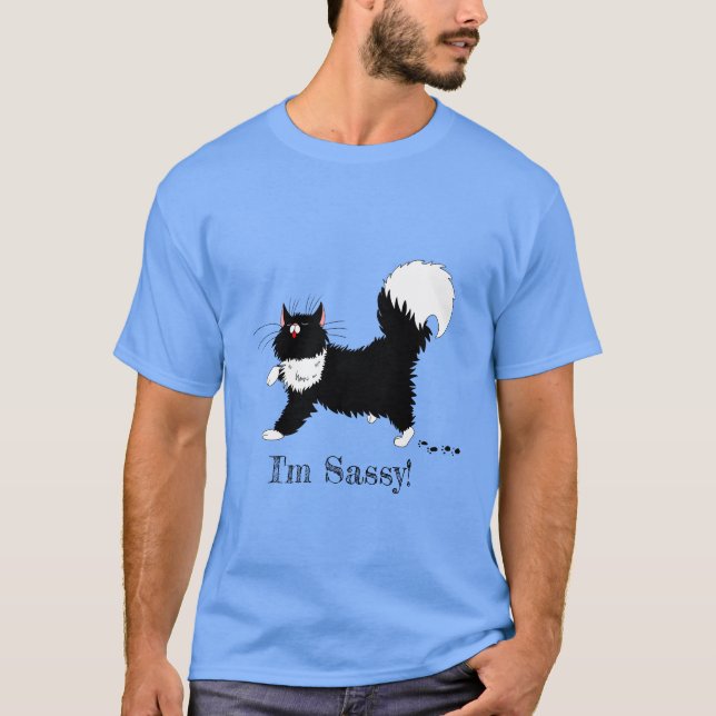 Camiseta gata suave (Anverso)