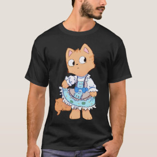 Camiseta Gata vestida