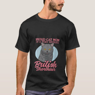 Camiseta Gatas británicas de pelo corto Mujer Mamá de una B