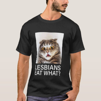 Camiseta Gatas lesbianas comen qué