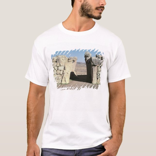 Camiseta Gate del rey de las paredes de Hattusas (Anverso)
