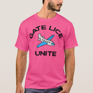 Camiseta Gate Lice Unite El Mensaje De Volante Frecuente Co